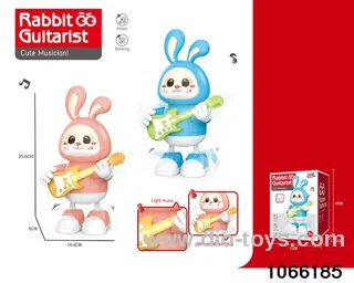 Moe Rabbit Guitarist (Lights, Music) in color box