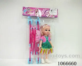 10inch doll and trolley