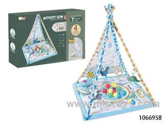 baby tent with music and 20pcs ball in color box