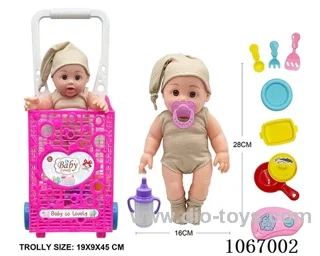12inch doll with trolley