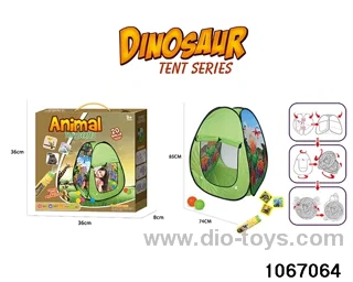 tents set in color box