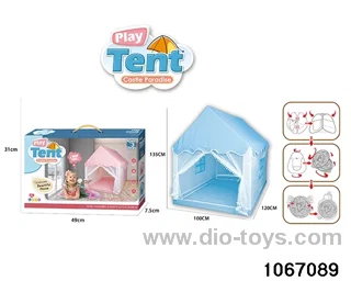 tents set in color box