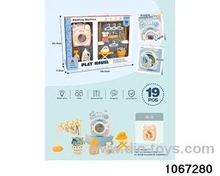 Drum washing machine in color box