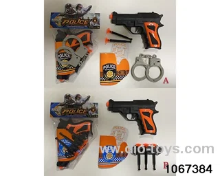 police equipment in PP bag with header