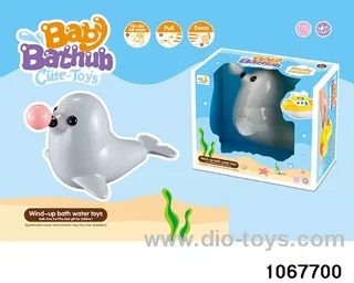Pull line water toy in window box