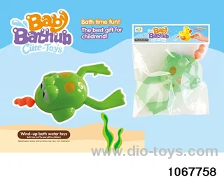 Pull line water toy in poly bag header