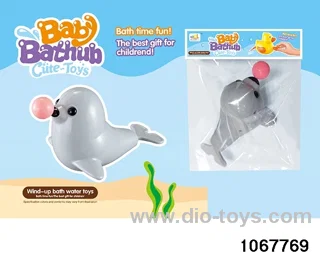 Pull line water toy in poly bag header