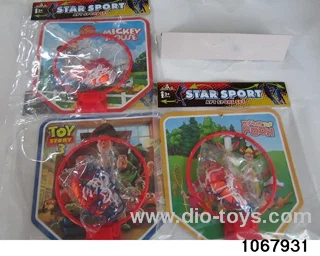 basketball hoop in PP bag with header