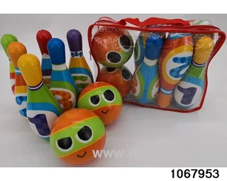 PU Bowling in PVC hang bag