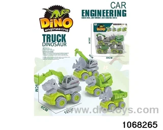 4pcs Inertial Engineering Vehicle in poly bag header