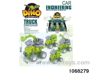 6pcs Inertial Engineering Vehicle in display box