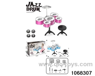 Electroplated 5-drum set (with chair) in color box