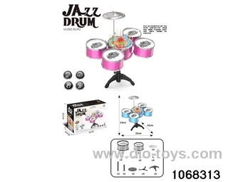 Electroplated 5-drum set (with light without chair) in color box