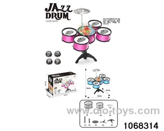 Non-plated 5-drum set (with light and without chair) in color box