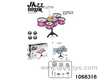 Non-plated 5-drum set (with light and without chair) in color box