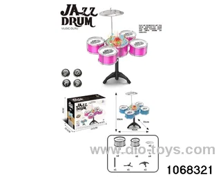 Electroplated 5-drum set (with light without chair) in color box