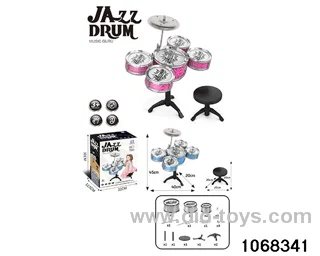 Electroplated 5-drum set (with chair) in color box