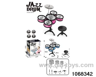 Non-plated 5-drum set (with chair) in color box