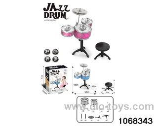 Electroplated 5-drum set (with chair) in color box