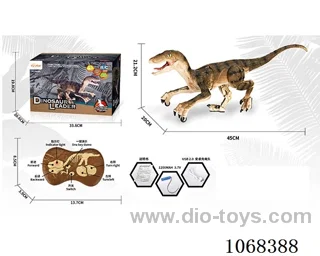 2.4G 5ch rc dinosaur with light/sound