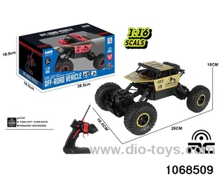 1:16 4WD Climbing RC Car (Alloy) in window box