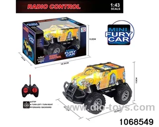 1:43 4ch RC Car with light in window box