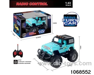 1:43 4ch RC Car with light in window box