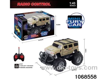 1:43 4ch RC Car with light in window box