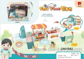 FAST FOOD MINIBUS IN WINDOW BOX