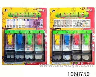 Banknote series, cash register series (cash register 24 small banknotes 8 yuan +26 small banknotes)