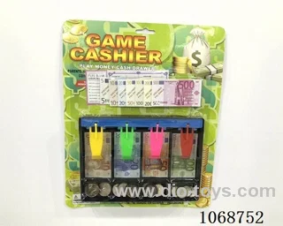 Euro large cash register + banknotes