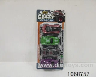 Spray-painted sliding off-road Vehicle (4 PCS)