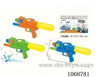 Classic water gun with bottle