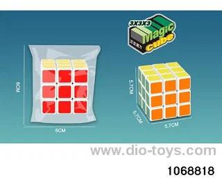 Rubik's cube in opp bag