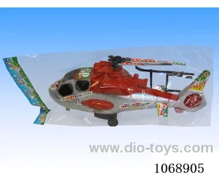 Pull-back helicopter