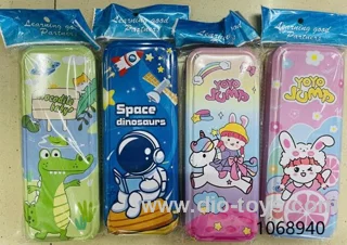 20*7.5*3cm  Pencil case/4 asstd