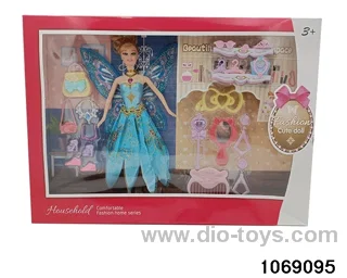 11 inch doll with light and music in window box