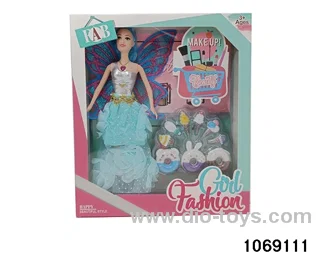 11 inch doll with light and music in window box