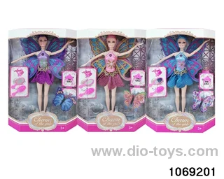 11 inch doll with light and music in window box