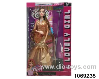 11 inch doll set in window box
