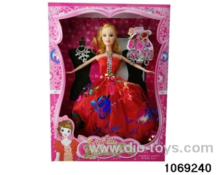 11.5 inch doll set in window box