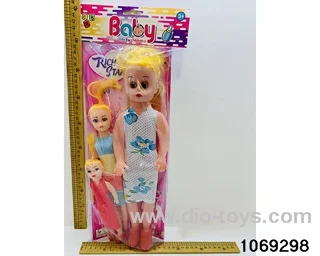 Three Sisters Pretend Dolls in PP bag with header