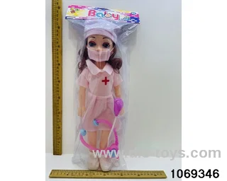 18 inch doll with IC in pe bag with header