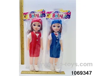18 inch doll with IC in pe bag with header