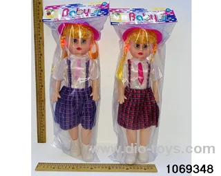 18 inch doll with IC in pe bag with header