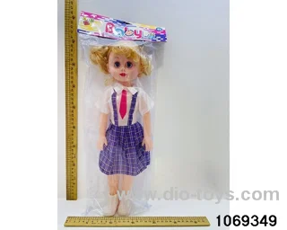 18 inch doll with IC in pe bag with header