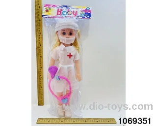 18 inch doll with IC in pe bag with header
