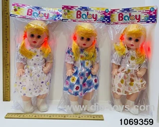 18 inch doll set in pe bag with header