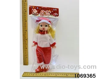 12 inch doll in pe bag with header