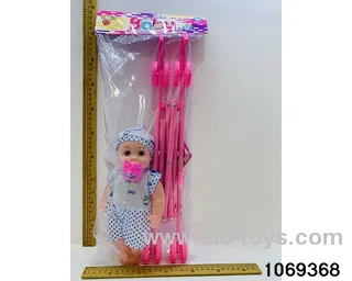 12 inch doll with IC in pe bag with header